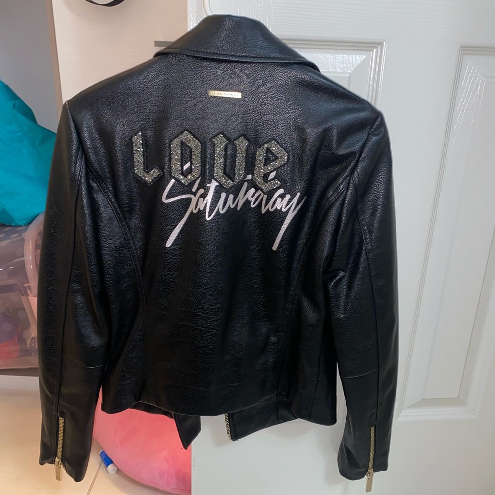 Leather Armani Jacket Women
